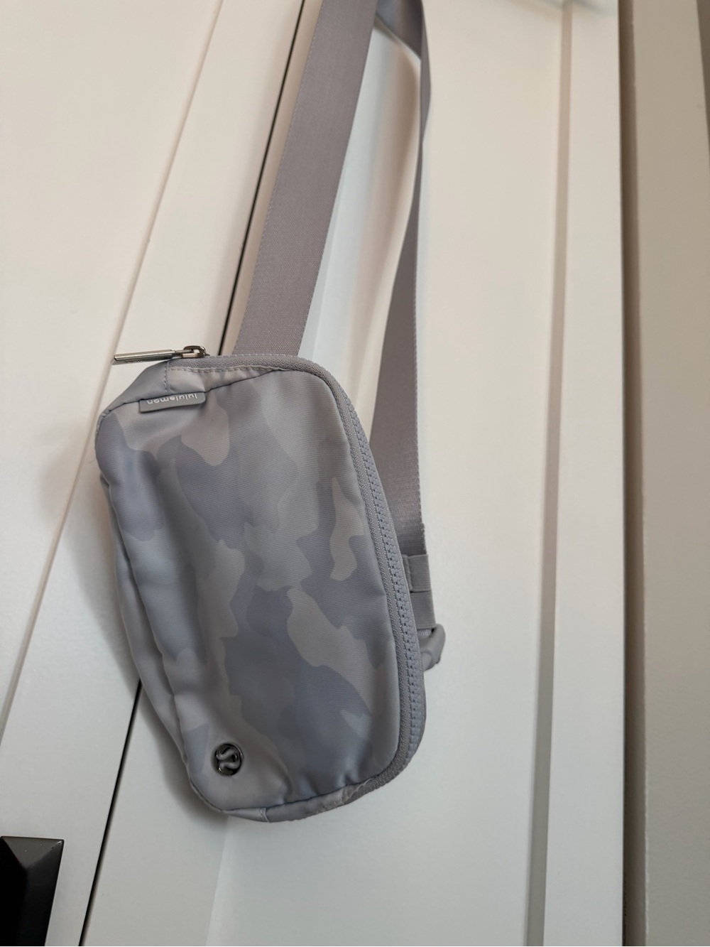 Lululemon Light Gray Camouflage Belt Bag